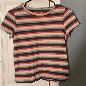american eagle striped shirt